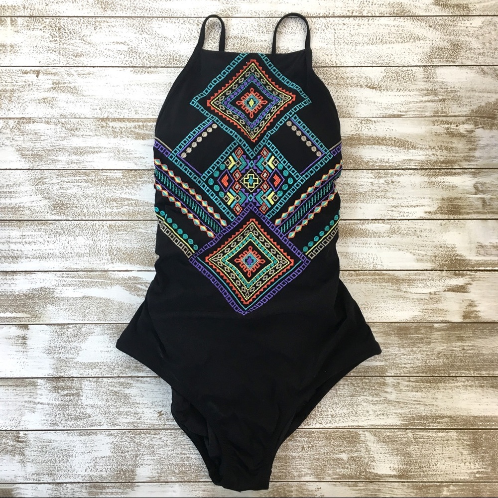 Nanette Lepore Carmenita One Piece Swimsuit M NWOT
